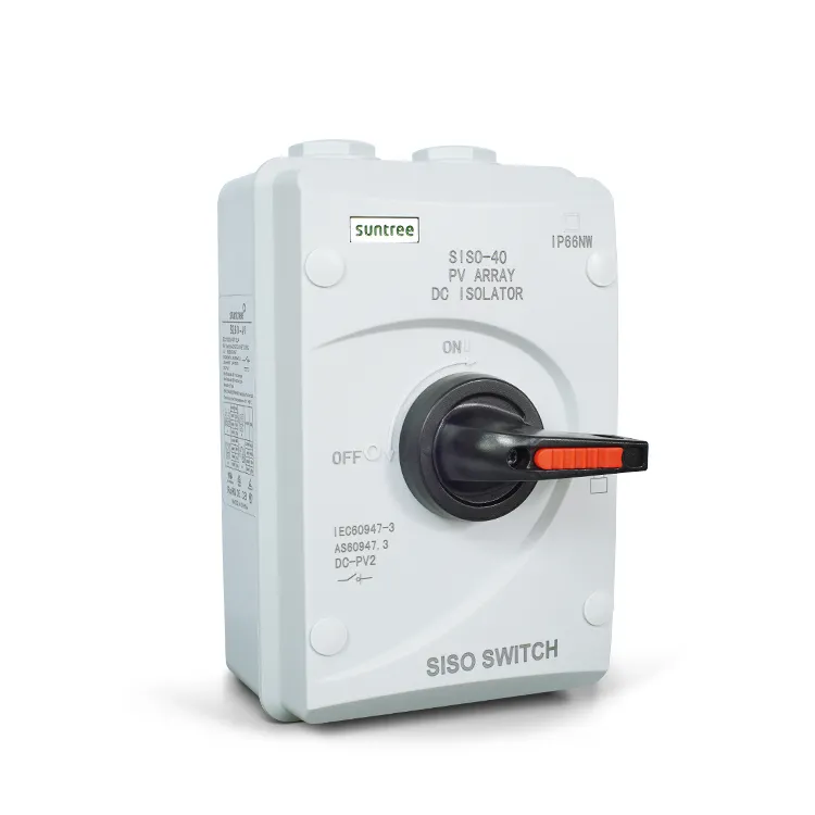 high voltage 3 pole 1000V ip65 pv price siso-40 brand rotary isolator switch
