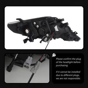 Phares LED DRL de mise à niveau pour <span class=keywords><strong>Toyota</strong></span> <span class=keywords><strong>Prado</strong></span> 2014-2017, ensemble de feux avant de voiture au design double projecteur, accessoires de phares automobiles - Product Image 5