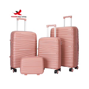 RTS Bulk Manufacturer Supply Travel Carry on Luggage Case 20 24 28 Inch Set Spinner PP Trolley <b>Suitcase</b> with Universal Wheels - Product Image 2
