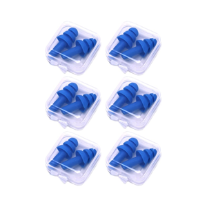 1 par <span class=keywords><strong>de</strong></span> tapones para los oídos con estuche, cómodos, impermeables, reutilizables, <span class=keywords><strong>de</strong></span> TPE, para nadar, hacer snorkel, ducharse, surfear, bañarse - Product Image 1