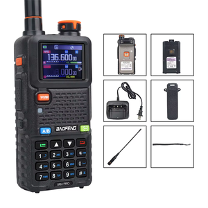 Baofeng UV 5RH PRO Talkie-walkie tri-bande haute puissance avec GPS intégré, transceiver portable pour usage en construction, personnalisable - Product Image 2