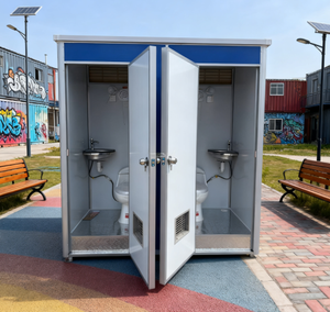 2026 Cina Harga rendah luar ruangan ponsel ganda kamar mandi Prefab Panel Sandwich Cina pemasangan mudah Toilet Shower portabel - Product Image 1