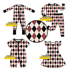 Austinbella Custom Printed Designs Bamboo/Cotton Baby <strong>Pajamas</strong> Suits <strong>Set</strong> Kids Clothing Factory Eco Friendly 2 Pcs Long Sleeve <strong>Set</strong> - Product Image 6
