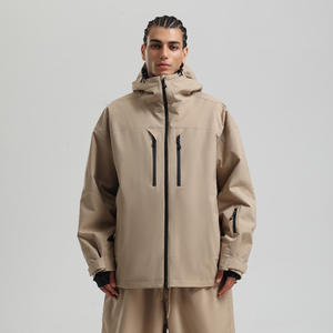 Chaqueta de esquí holgada de montaña con capucha de Tex impermeable a prueba de viento de invierno para hombre y mujer ropa deportiva de primera calidad para exteriores - Product Image 6