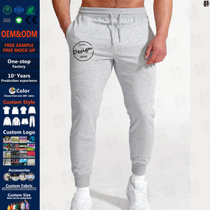 Pantaloni della tuta da uomo aderenti personalizzati pantaloni da Jogging affusolati ricami semplici <span class=keywords><strong>Cargo</strong></span> <span class=keywords><strong>Slim</strong></span> Fit per allenamento atletico pantaloni da corsa da uomo - Product Image 1