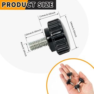 Tornillos de Cabeza Cilíndrica M4 M5 M6 Profesionales, de Acero Inoxidable y Acero al Carbono, con Agarre Seguro, Medidas Métricas - Product Image 4