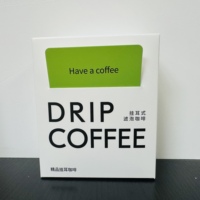 Vente en gros de petits emballages de luxe pour café et thé 350GSM Boîte dossier en carton recyclable avec fermeture magnétique et logo personnalisé