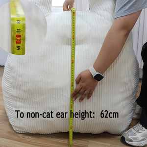 Canapé personnalisé à oreilles de chat pour enfants <span class=keywords><strong>Fauteuil</strong></span> paresseux rempli de mousse avec support de dossier souple Canapé de chambre à coucher rempli de mousse <span class=keywords><strong>Fauteuil</strong></span> paresseux - Product Image 6