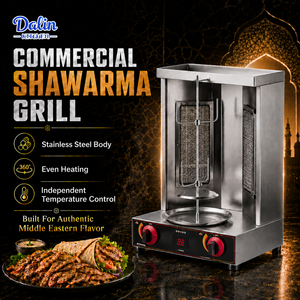 Máquina de Kebab Comercial a Gas, de Acero Inoxidable, para Shawarma, con Rotación Automática, para <span class=keywords><strong>Restaurante</strong></span> - Product Image 1