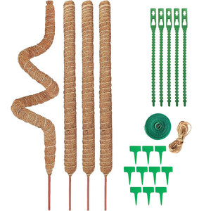 Poteau en mousse <span class=keywords><strong>pour</strong></span> plantes Monstera Poteaux en mousse <span class=keywords><strong>pour</strong></span> l'escalade Bâtons de plantes pliables Supports de plantes <span class=keywords><strong>pour</strong></span> intérieur/extérieur - Product Image 1