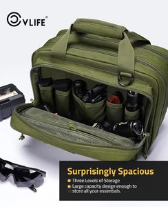 Zaino Tattico da Caccia per Esterni CVLIFE in Materiale 600D, con Tasca Molle e 3 Scomparti Bloccabili per Custodia Arma, Deposito Medico e Ottica - Product Image 4