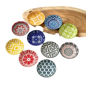 Ventes en gros de plats à tremper en céramique vintage de style bohème, petites assiettes à tremper, bols à sauce, vaisselle - Product Image 5