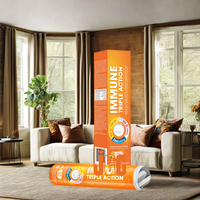 Comprimé effervescent immunitaire à saveur personnalisée, supplément de vitamine C 1000mg, 20 comprimés de boisson sans gluten pour adulte