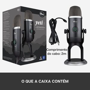Original Blue X Professional Condenser Usb Microphone with High-res Metering Led Lighting & Vo!ce Effects Blue Yeti X Blue Yeti - Product Image 6