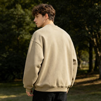 Ensemble de survêtement pour homme en coton 100% avec sweat à capuche oversize et pantalon de jogging, broderie 3D et impression de logo personnalisé, collection automne