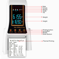 High Quality Good Performance Medical Ultrasonic BMI Electronic 200Kg Electronic Weighing Scales With Height Meter
