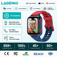 LAGENIO 2026 K9 Coffret Cadeau Montre Connectée IA pour Enfants 1.78 pouces HD Appel Vidéo 1+8G Étanche IP68 GPS+WIFI+LBS SOS CE FCC Montre pour Enfants