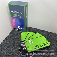 HOT60 PRO 6.6 İnç 24G+512G Yüksek Çözünürlüklü Incell Ekranlı Akıllı Telefon Afrika'da Popüler Sınır Ötesi Toptan Satış