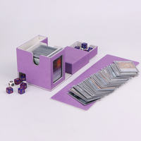 Boîte de rangement pour cartes à collectionner, personnalisée, Magic OEM, en cuir PU durable, pour jeux de cartes