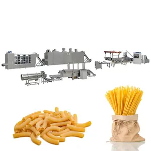 Manufacture Stainless steel macaroni making machine extruder pasta production machine