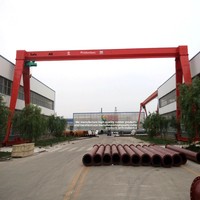 Grue portique électrique de 25 tonnes, Grue portique industrielle de quai, Commande au sol et à distance, Conception entièrement fermée, Hauteur de levage de 10 m, 24 m