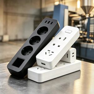 OEM Custom Power Strip <b>Socket</b> Plastic Injection Mold ABS PC PP Electrical Enclosure Tooling Manufacturer - Product Image 1