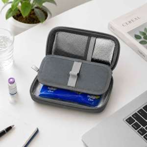Estuche Refrigerador Portátil para <span class=keywords><strong>Insulina</strong></span> 2-8°C, Bolsa de Hielo Compacta Impermeable para Viajes, Aprobado por la TSA, para Bolígrafos de <span class=keywords><strong>Insulina</strong></span>, para Diabéticos - Product Image 4