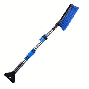 Nouvelle pelle multifonctionnelle télescopique, grattoir de voiture, brosse à neige d'hiver, outil de déneigement, logo personnalisé - Product Image 4