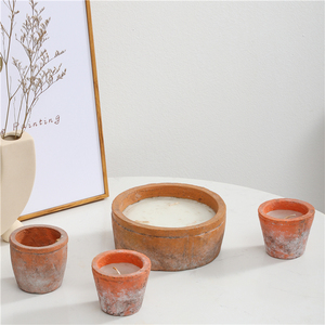 Pot de bougie <span class=keywords><strong>en</strong></span> céramique pièces, décoration moderne de mariage, pour la maison, bon marché, nouveauté - Product Image 2