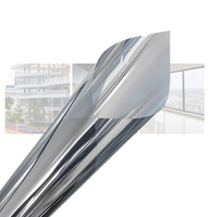 1,52*30m Silber 2-lagig 2milPrivacy Dekorative Fenster folie Spiegel Glas folie/Gebäude Glas folie Hersteller
