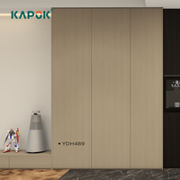 Taille personnalisée E0/E1 Feuille de contreplaqué laminé mélamine épaisse Panneaux de particules Panneau de particules Aggloméré Panneau de fibres MDF pour meubles en bois