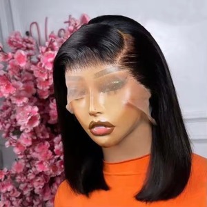 Perruques Courtes Bob en Cheveux Humains en Gros, Perruques Brésiliennes Lace Front pour Femmes Noires, Perruques Courtes HD Lace Frontal en Cheveux Humains à Prix Abordable - Product Image 1