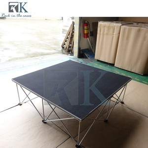 Event Easy Install Durable Outdoor Folding Stage Riser 4x4ft Mobile Concerts Stage Platform - Product Image 4