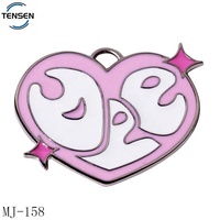 Vente en gros d'étiquettes de bijoux en métal gravées de nom noir forme ovale collier disque pendentif Logos pour cadeau