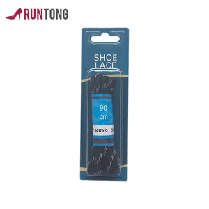 Lacets de chaussures en polyester design plat style sport personnalisé avec élastique d'impression de texte de police d'échange pour chaussures de sport de plein air échantillon gratuit - Product Image 3