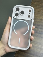 Coque de téléphone souple transparente magnétique premium minimaliste en TPU+PC pour iPhone 17 16 15 14 13 Pro Max