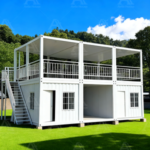 Çift katmanlı montajı kolay prefabrik mobil ev 40FT 20FT konut Casas Prefabricadas konteyner evler için barınak - Product Image 1