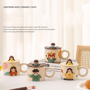 MAIMAI di lusso vernice speciale bambina Matte nordico Cappuccino tazza e piattino bicchieri in ceramica da tè tazza da caffè in porcellana - Product Image 2