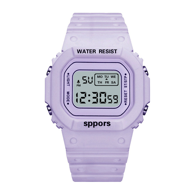 2026 Factory Direct Korean Fashion square Watch  Waterproof Digital Sports Watch Men Women Students Led Electronic Watch