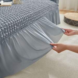 Funda de Sofá de Fibra Seersucker, Funda de Cojín de Sofá Todo Incluido, Elástica, Antideslizante - Product Image 4