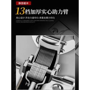 Charnière de meuble Xinjunye en acier laminé à froid, charnière hydraulique pour porte d'armoire, charnière à ressort à courbure moyenne et grande pour armoire - Product Image 3