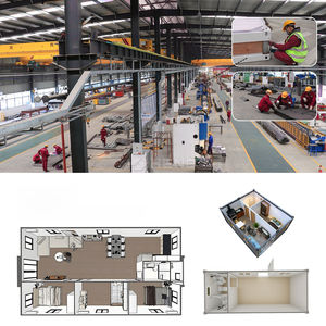 Maison conteneur pliable préfabriquée, maison mobile pour bureau, hôtel, camping, dortoir, micro-entrepôt - Product Image 1