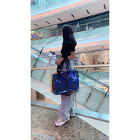 Sac à main de plage en Pvc Transparent avec étiquette privée, fourre-tout de Shopping en plastique Transparent pour femmes