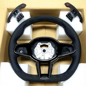 Volante Universal de Cuero para BM/W Serie <span class=keywords><strong>F</strong></span>, Serie X, Serie 3 - Accesorio de Carreras Personalizado - Product Image 2