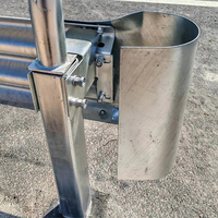 Poste de Acero Cuadrado Galvanizado en Caliente con Recubrimiento en Polvo para Barandilla de Seguridad W-Beam para Carreteras |   Múltiples Tamaños |   Poste de Barrera de Seguridad Vial OEM