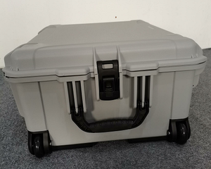 <span class=keywords><strong>Trolley</strong></span> de carcasa dura para equipaje y caja de herramientas de plástico con ruedas Caja de equipo duradera para herramientas y engranajes - Product Image 5