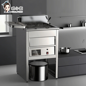 40Lデジタルディスプレイ業務用電気フライヤー110V/220V食品グレードステンレス鋼タイマー付きフライドポテトチキンファーストフード用 - Product Image 1