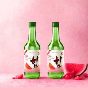 Licor de soju alcohólico coreano al por mayor a buen precio, bebida con sabor a sandía directamente del fabricante vietnamita Him Soju - Product Image 2