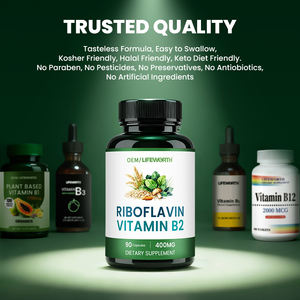जीवन रोथ विटामिन बी 2 रिबोफ्लेविन 400 मिलीग्राम कैप्सूल प्रति बोतल 90 गिनती वयस्कों के लिए ऊर्जा प्रतिरक्षा स्वास्थ्य का समर्थन करता है - Product Image 5