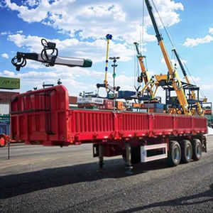 3 <span class=keywords><strong>essieux</strong></span> plate-forme rideau de chute paroi latérale Cargo Buffet ouvert semi-<span class=keywords><strong>remorque</strong></span> avec <span class=keywords><strong>porte</strong></span> arrière - Product Image 1